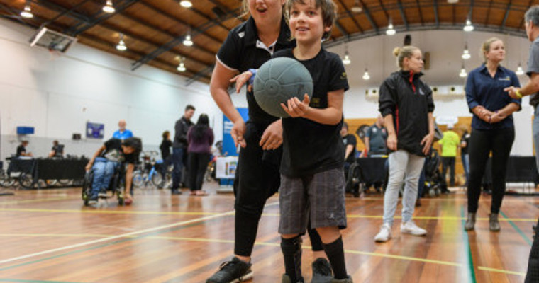 Paralympics Rio 2016 Paralympian Caitlin Dore ACC PNZ Open Day Christchurch2. Credit Getty Images.