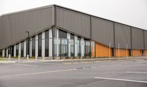 The Peak case study image of an indoor building from the outside