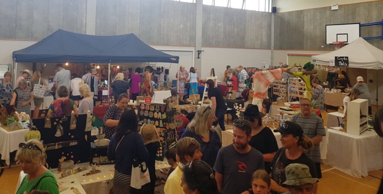 Moutere case study - group of people in a hall