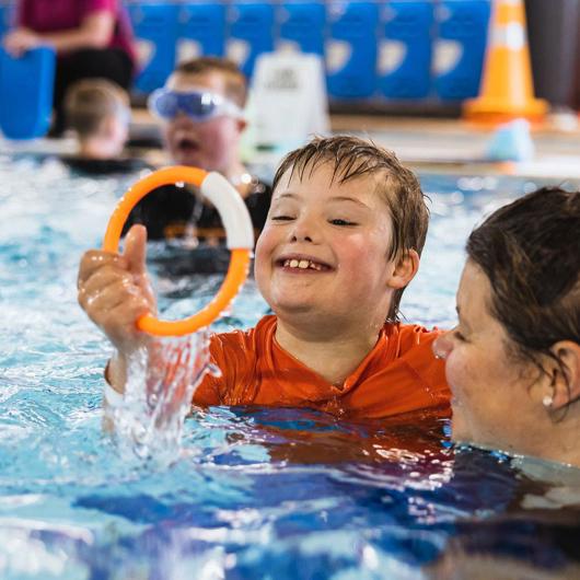 Tamariki in the pool image