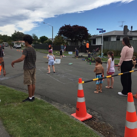Tamariki at a Play Streets event image