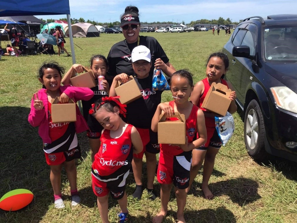 Ōtara Rugby League young players